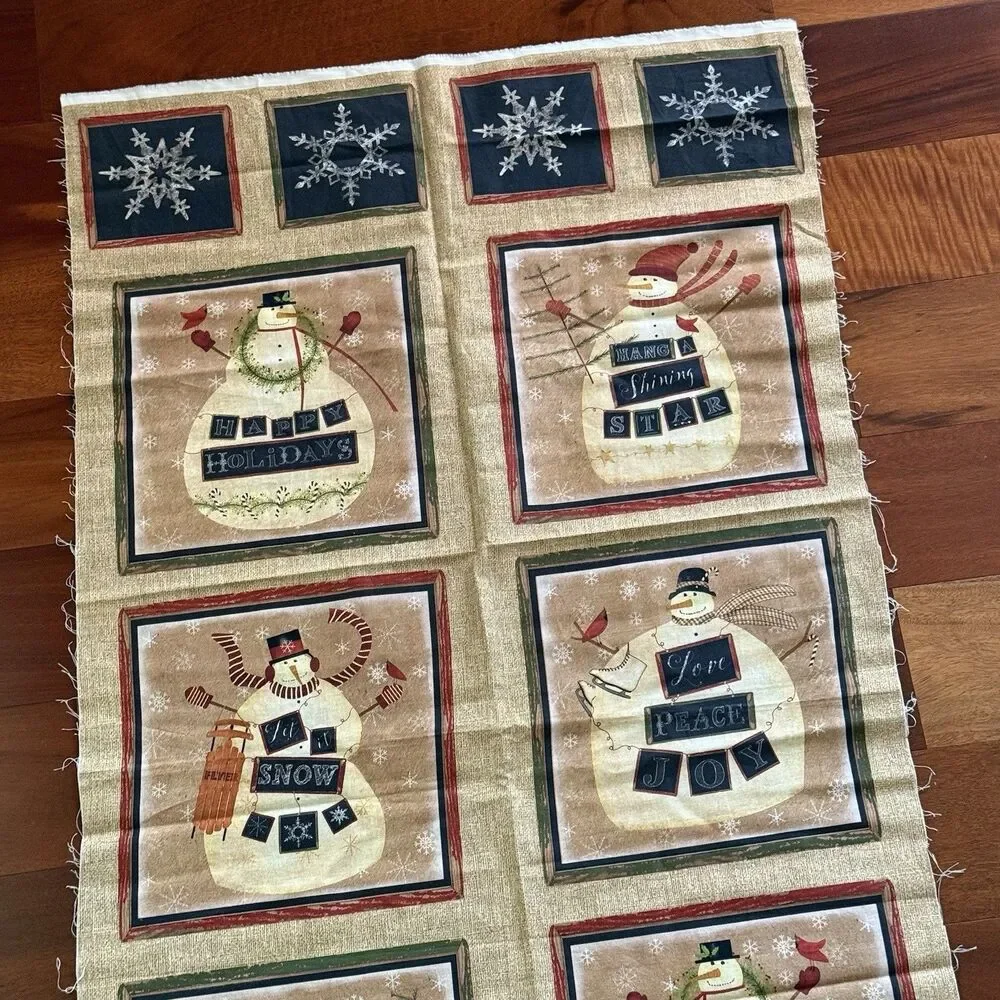 Benartex snowman quilt
